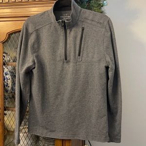 Vineyard Vines Men's Gray Quarter Zip Pullover XS Athletic Athleisure Preppy